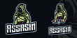 © Creativefctry - Assasin Gaming Mascot Logo Template