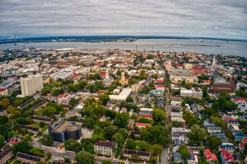 Sticker - Aerial View of Charleston, South Carolina