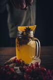 Fototapeta Kwiaty - Lemoniada zimowa