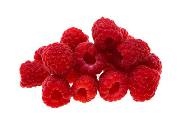 Sticker - ripe tasty raspberry isolated