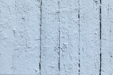 Wall Mural - detail of old grunge wooden wall with peeling color, symbolizing age and history