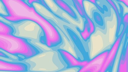 Poster - Abstract flat curved backdrop Modern colored background 3d render loop animation