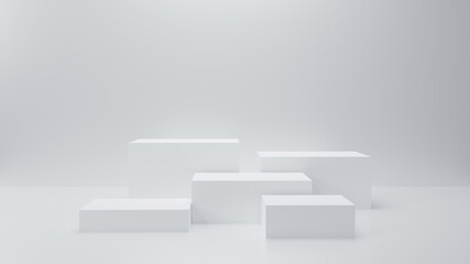 Wall Mural - abstract futuristic empty floor and room sci-fi corridor with light for showcase,room,interior,displ