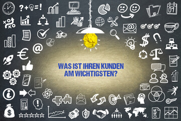 Poster - Was ist Ihren Kunden am wichtigsten?