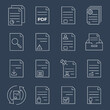 © CHELSEA91 - document icons set. document pack symbol vector elements for infographic web