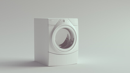 Wall Mural - white washing machine washer laundry appliance clean wash household whitegoods equipment 3d illustra