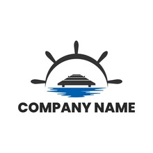 Ocean Dock Logo Vector