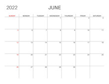 Calendar Template For Planners. Calendar 2022.