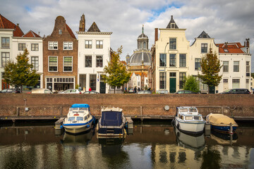 Canvas Print - visiting the town of Middelburg in autumn 2021