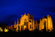 Melrose Abbey at night , Scotland