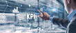 © Funtap - KPI Key Performance Indicator Business Internet Technology Concept on Virtual Screen