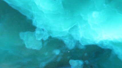 Deep outer space with stars and nebula 3d illustration