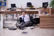 © Elnur - Old businessman employee in bankruptcy concept in the office