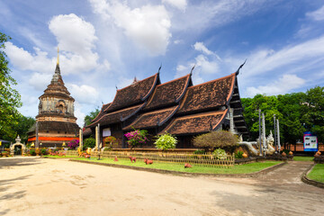 Wall Mural - Wat Lok Moli is a beautiful old temple in Chiang Mai, Chiang Mai Province