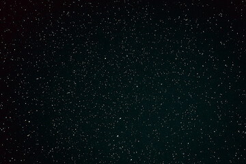 Real Natural Dark Black Starry Night Sky With Stars. Natural Background Backdrop With Many Stars.