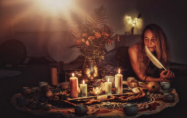 Poster - Cacao ceremony space, heart opening medicine.