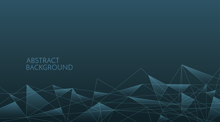 Wall Mural - connection background. network concept with dots and lines. vector illustration