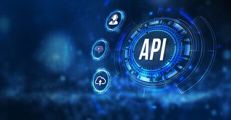 internet, business, technology and network concept. application programming interface. software deve