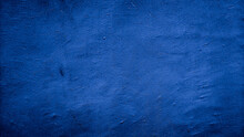 Old Blue Texture Background Of Wall Cement