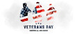 © PhotoGranary - American National Holiday. US Flag background with American stars, stripes and national colors. Memorial Day or Veterans Day concept.