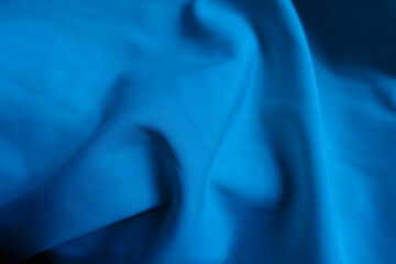 Backdrop - thin cerulean blue chiffon fabric