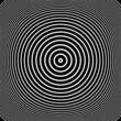 © troyka - Concentric rings pattern with 3D illusion effect.