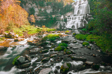 Wall Mural - Chittenango Falls in autumn.New York.USA