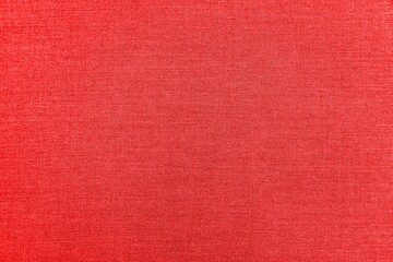 Wall Mural - Red linen texture and background seamless or white fabric texture