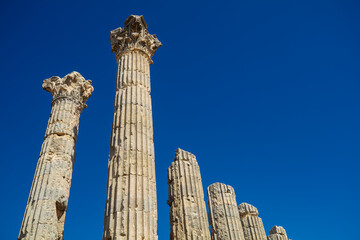 Wall Mural - The Temple of Zeus of Diokaesareia ( Uzuncaburc ) Ancient City in Mersin, Turkey