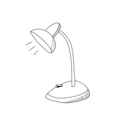 lamp line art