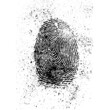 © longquattro - Fingerprint grunge silhouette