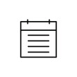 © Lalavida - Notes, memo line icon design concept