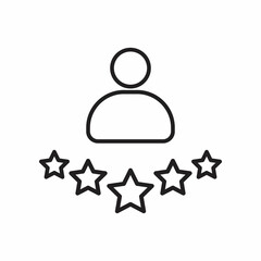 rating icon or logo isolated sign symbol