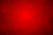 Abstract Red Bokeh Background. Christmas Background