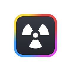 Wall Mural - Radiation - Sticker