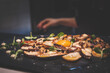 © Jorge Argazkiak - Mushrooms sautéed with eggs.