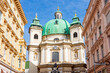 St. Peter's church (Peterskirche) on Graben street in Vienna, Austria