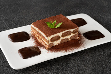 Wall Mural - Tiramisu - Italian dessert