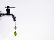 © RooM The Agency - Conceptual water droplets dripping from a tap