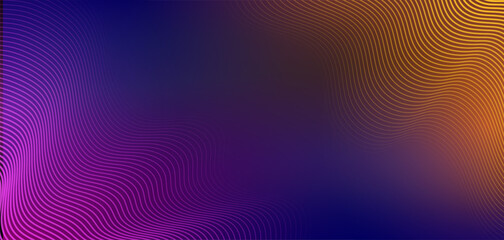 Wall Mural - Vector abstract colorful flowing wave lines background. Design element for presentation. website template