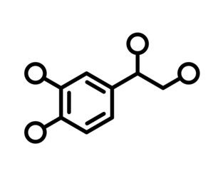 Sticker - Norepinephrine formula icon