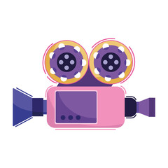 Sticker - projector video movie