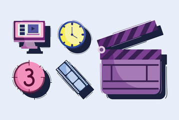 icons video production