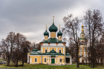 Spaso-Preobrazhensky Cathedral in ancient town of Uglich in Russia.