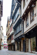 Morlaix. Rue du centre historique de la ville. Finistère. Bretagne 