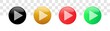 © Yasir Design - Player play button icon set. Play button sign. Video and audio play navigation icon set.
