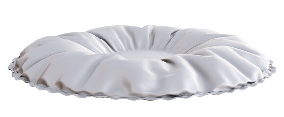 Wall Mural - white textile pillow with empty space for your object or text