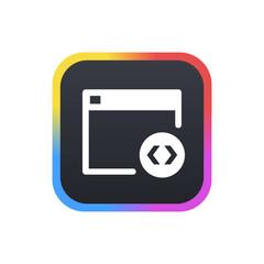 Wall Mural - code - sticker