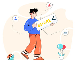 Wall Mural - Content Sharing