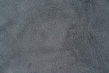 Gray Sherpa Textured Plush Fabric Material For A Background Or Texture For Your Images Or Text